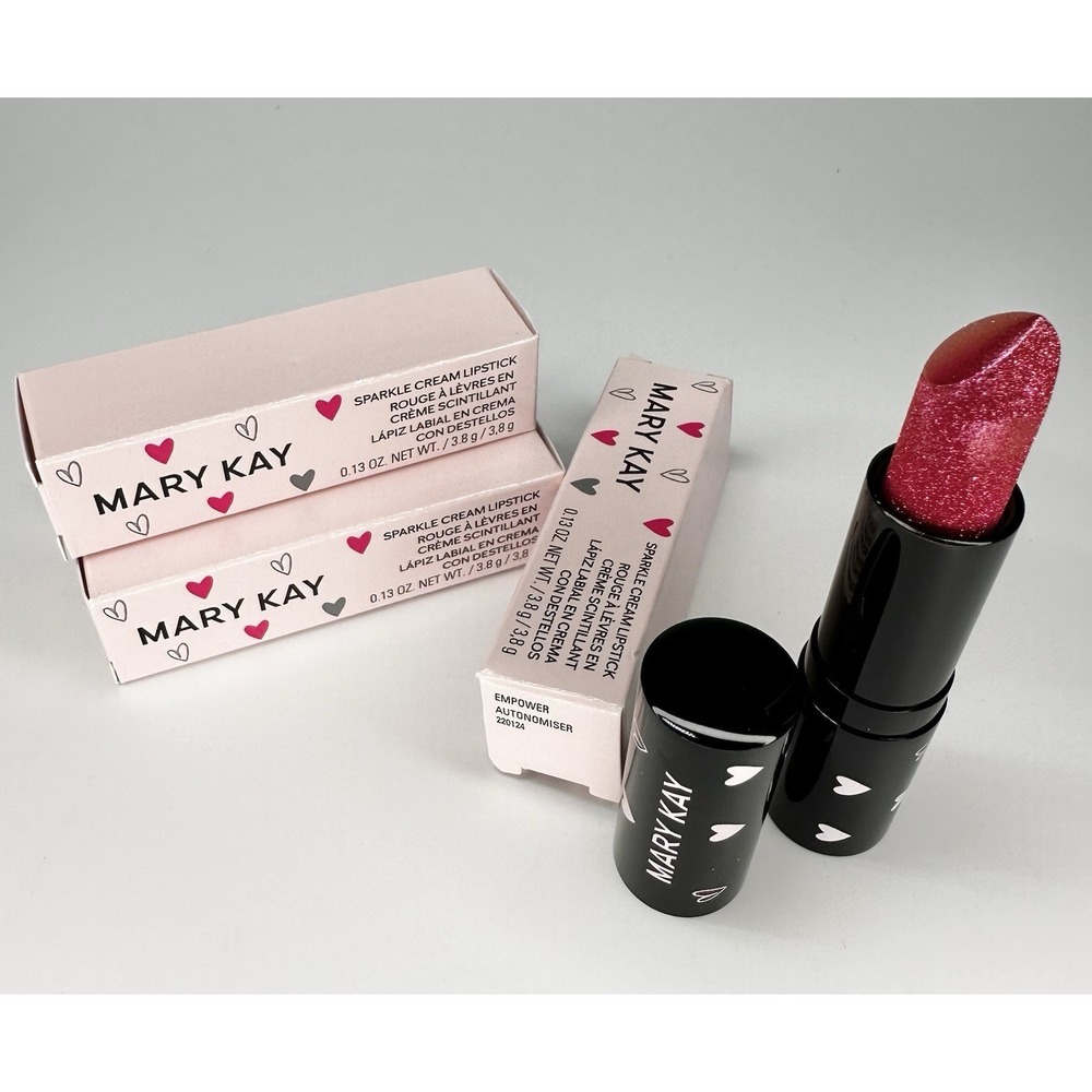Mary Kay Sparkle Cream Lipstick EMPOWER Limited Edition Rare New In Box